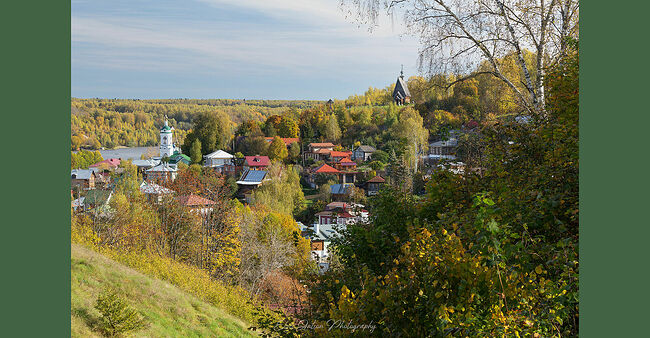 Элвис Антсон Фотограф. Золотая осень в Плёсе.