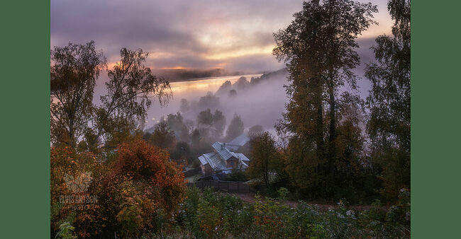 Элвис Антсон Фотограф. Золотая осень в Плёсе.