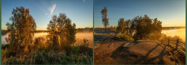Элвис Антсон Фотограф. Золотая осень в Плёсе.