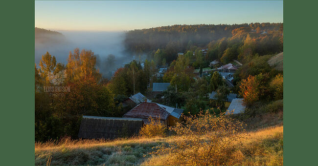 Элвис Антсон Фотограф. Золотая осень в Плёсе.