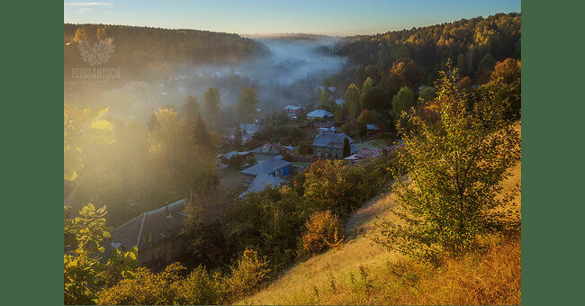 Элвис Антсон Фотограф. Золотая осень в Плёсе.