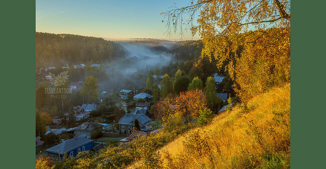 Элвис Антсон Фотограф. Золотая осень в Плёсе.